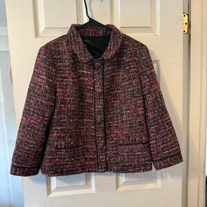 Talbot's Multicolor Acrylic/Wool blend suit jacket.  14P.  NWT.  Matching skirt.